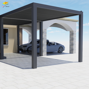 Моторизованная уличная пергола, водонепроницаемая садовая пергола, алюминиевая уличная пергола, беседка для улицы - Product Image 6