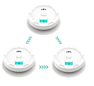 Không dây mới kết nối với nhau Home an toàn Detector cho lửa chiến đấu với chỉ dẫn bằng giọng nói - Product Image 1