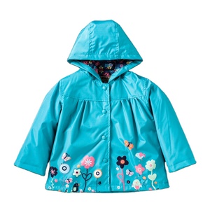New Premium Children Clothing Casual Outerwear OEM Shell Girls Coats With <b>Flower</b> Design of China - Product Image 1