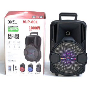 ALP-801/ALP-802/ALP-803/ALP-804 Usine chinoise Boombox portable sans fil pas cher Bluetooth DJ Party Haut-parleur karaoké 8 pouces - Product Image 2