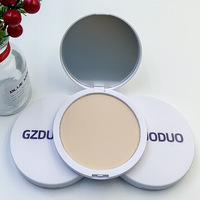 Poudre compacte pressée personnalisée OEM/ODM transfrontalière à marque privée, longue tenue, fini mat, contrôle du sébum, anti-agglomération, pour tous types de peaux