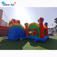Glissière d'eau gonflable commerciale pour piscine, pour enfant, grand saut de maison bon marché, château gonflable