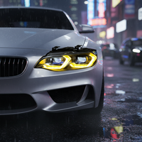 Nouvel ensemble de phares avant à LED pour BMW Série 3 E93 (2007-2010) - Version bicolore 12V à luminosité standard modifiée pour E92/E93 M3