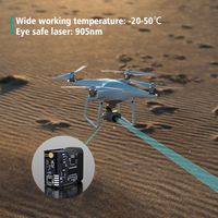 Module de télémètre Laser optique TTL & RS485 RS232 2000m pour Drone de Vision nocturne capteur de télémétrie Laser Lidar