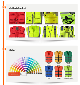سترات أمان عاكسة عالية الوضوح قابلة للتخصيص للأمن والحماية، والمطارات، وفعاليات كأس العالم الكبرى والانتخابات - Product Image 5