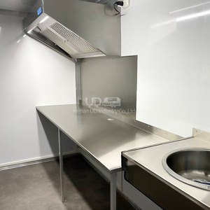 Remorque de restauration alimentaire, camionnettes à hamburgers, camion à hot-dogs, camion à tacos, chariot alimentaire rond en acier inoxydable, petite remorque alimentaire - Product Image 6