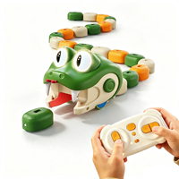 Hengyue 2026 Jouet Serpent RC Magnétique, Voiture de Combat Interactif, Jeu Éducatif STEM, Serpent Affamé Télécommandé