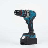 Perceuse sans fil Tver Electric 21V, diamètre de perçage max. 18 mm, moteur sans balais, batterie lithium-ion, contrôle de vitesse progressif, 1/2