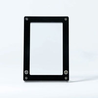 Support de présentation de bureau en acrylique moderne anti-UV haute transparence pour cartes gradées avec assemblage facile