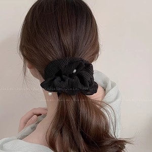 Nouveaux Accessoires Cheveux Tendance <span class=keywords><strong>pour</strong></span> Filles – Élastiques Élégants <span class=keywords><strong>pour</strong></span> Femmes, Couleur Unie, Perles, Chouchous <span class=keywords><strong>pour</strong></span> Femmes - Product Image 6
