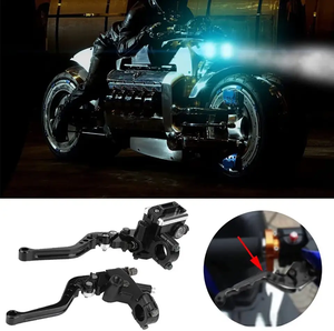 Levier de pompe d'embrayage de frein hydraulique pour moto, accessoires de maître-cylindre hydraulique 7/8" CNC, compatible avec les motos - Product Image 6