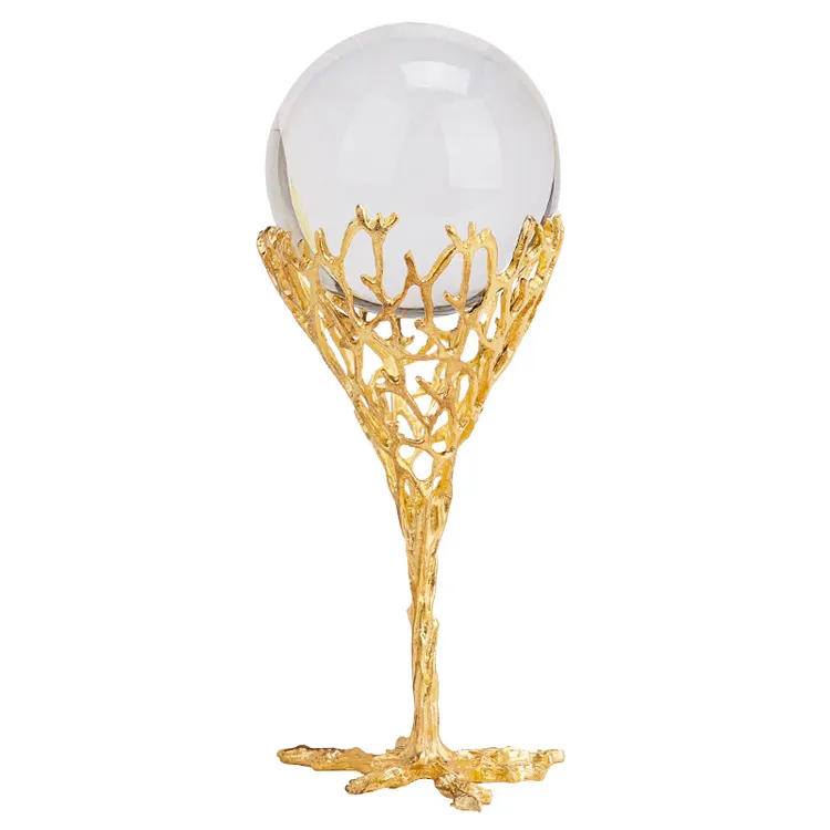 Brillant 2023 boule de verre en cristal ameublement arts et artisanat européens salon créatif armoire à vin cadeau de pendaison de crémaillère