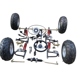 Gran Oferta: Kit Completo de Piezas de Modificación para Go Kart de 4 Ruedas - Suspensión Delantera/Trasera, Volante, Eje Trasero de 1M, Neumático de 6 Pulgadas para Mejora de Buggy - Product Image 4