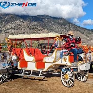2026 Caleches de mariage électriques, de tourisme et de balade, chariots à chevaux, wagons, calèches - Product Image 2
