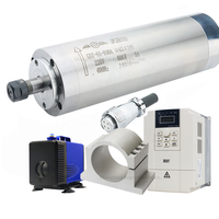 Prix bon marché 800W CNC moteur de broche de refroidissement par eau ER11 24000 tr/min pour Machine de travail du bois