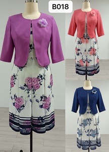 Conjunto de Dos Piezas para Mujer Talla Grande 5XL, Ropa Femenina, Traje de Vestir para Iglesia o Día de Domingo, para Mujeres Elegantes - Product Image 6