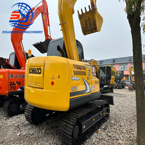 Excavadora de orugas Kobelco usada de tamaño pequeño, excavadora de orugas Kobelco usada de bajo ruido, excavadora de SK75-8 - Product Image 2
