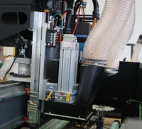 RocTech 1220 Router CNC de Tres Ejes con Servo, Husillo de Alta Velocidad de 9kW, 380V, ATC, para Nesting y Perforación en Gabinetes Domésticos, Precisión de 0.03mm