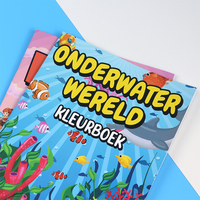 Individuelles Kinder-Malbuch mit Wasserfarben für Kinder