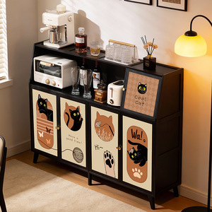 Kitchen <b>sideboard</b>, household cabinet <b>storage</b> rack, multi-functional organizer, multi-layer spice rack, living room <b>storage</b> rack - Product Image 1