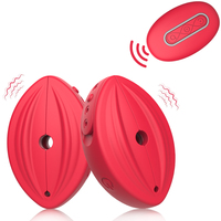 Silikon Realistische Nippelklemmen Brustmassage Bondage Erwachsenen-Paar-Sexspielzeug Tragbarer Vibrator Fernbedienung IPX7 Wasserdicht
