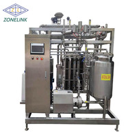 Stérilisateur pasteurisateur à grande vitesse à l'échelle de laboratoire avec pompe à composants centraux pour la purée de fruits liquide aux œufs et l'eau de coco