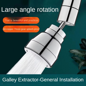 En gros, Rallonge de robinet universelle flexible en laiton, avec filtre purificateur anti-fuite rotatif allongé pour salle de bain - Product Image 1