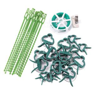 Pince fixe autobloquant pour plantes grimpantes, attache de câble, fil de liaison, tige de fleur et de légume, <span class=keywords><strong>fixation</strong></span> de Support - Product Image 3