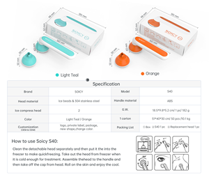 Palo <span class=keywords><strong>de</strong></span> rodillo <span class=keywords><strong>de</strong></span> hielo <span class=keywords><strong>de</strong></span> enfriamiento al por mayor para la cara, cuello, ojos, migraña, alivio del <span class=keywords><strong>dolor</strong></span>, herramienta <span class=keywords><strong>de</strong></span> cuidado <span class=keywords><strong>de</strong></span> la piel - Product Image 4