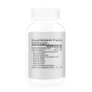 Capsules de magnésium de haute qualité pour aider à repulper et maintenir les niveaux de magnésium - Product Image 2