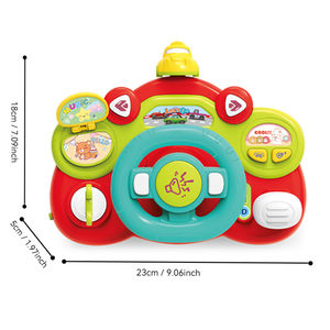 Juguete de <span class=keywords><strong>Volante</strong></span> <span class=keywords><strong>para</strong></span> Bebés, Juguete de Aprendizaje <span class=keywords><strong>Interactivo</strong></span>, Experiencia de Conducción Realista con Sonido y Luz - Product Image 2