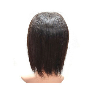 Perruque coréenne Cosmo en cheveux humains de qualité supérieure (20x18) - 10 pouces, lisse et soyeuse, aspect naturel, pour usage professionnel en salon - Product Image 4