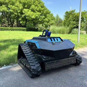 Remote Control Rotary Zero Turn Lawn Mower Automatic Robot Lawnmower Crawler Grass Cutting <b>Machine</b> Factory Price - Product Image 1