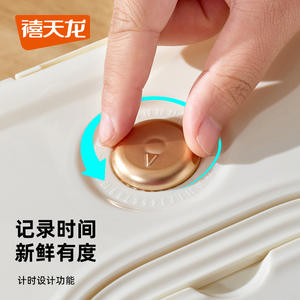 กล่องเก็บเกี๊ยวแช่แข็ง เกรดอาหาร หลายชั้น วางซ้อนกันได้ ถาดแช่แข็งสำหรับเกี๊ยวซ่า ฝาปิดแบบพลิกได้ - Product Image 3