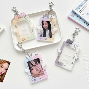 Llavero de Plástico Personalizado con Foto, Porta Tarjetas Transparente con Cierre de Estrella y Estampado Animal, para Regalo Escolar - Product Image 3