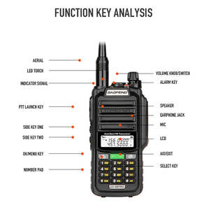 Baofeng BF UV98 Pro Radio FM UHF VHF double bande avec antenne 771 IP68 étanche chasse hôtel SOS alarme DTMF ANI <span class=keywords><strong>Code</strong></span> <span class=keywords><strong>talkie</strong></span>-<span class=keywords><strong>walkie</strong></span> - Product Image 3