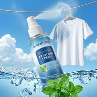 Spray rafraîchissant pour vêtements, anti-transpiration, abaisse la température, confort rafraîchissant, format voyage, équipement de protection contre la chaleur