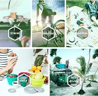 Bol pour chiens, pliable et portable, pour les voyages, bol à eau pliable pour animaux de compagnie, en vente
