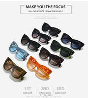 Lunettes de soleil de luxe pour hommes, style œil de chat, grande monture, branches décoratives ajourées, pour la rue et l'extérieur