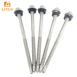 Tornillos Autorroscantes de Doble Rosca Ruspert con Cabeza Hexagonal y Arandela de EPDM para Metales Pesados y Paneles Sándwich - Product Image 3