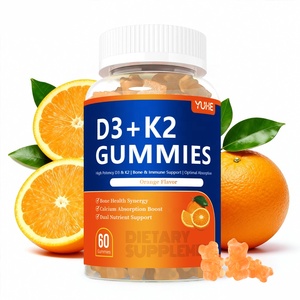 ויטמין <span class=keywords><strong>D3</strong></span> K2 סידן גומי ללא תווית מותג, דל סוכר, תומך בעצמות ובריאות המפרקים, ויטמין גומי - Product Image 3