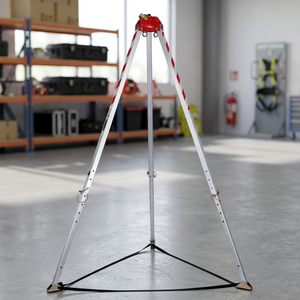 Trépied de sauvetage en alliage d'aluminium pour espaces confinés, avec système d'auto-verrouillage et protection contre les chutes - Product Image 3