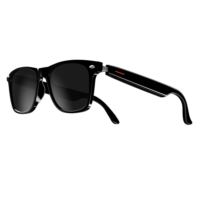 AI Smart Glasses AI Real-time Translation Touch Control IP65 Waterproof Magnetic Charging Wireless Music Noise Cancellation