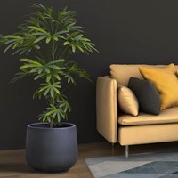 Vente en gros de grands pots de plantes pour l'extérieur Nouveau design Jardinière de fleurs en ciment de style américain pour jardin et affichage de plantes pour l'extérieur