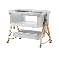 Berceau Portable de Luxe Grand Format au Design Moderne et Multifonctionnel pour Nouveau-Né, Idéal pour Chambre et Hôpital