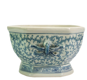 Scatola decorativa classica blu e bianca della porcellana cinese antica per la casa urna & barattolo con PA per l'ornamento decorazione della casa eccellente - Product Image 2