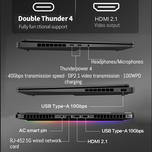โน้ตบุ๊กเกมมิ่ง Omen Ultra ขนาด 16 นิ้ว พร้อม RTX 5090/5080/5070 Ti แรม 32GB ความจุ 1TB หน้าจอ 2.5K 240Hz คีย์บอร์ดภาษาอังกฤษ - Product Image 5