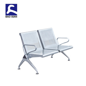 Sillas de espera para aeropuerto Bao Xian BX-T83, fila de sillas con pasamanos, colores personalizables - Product Image 2
