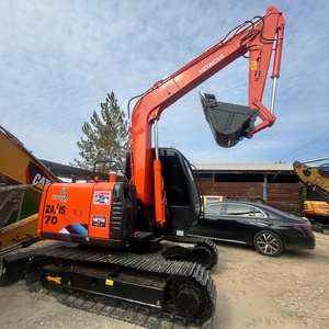 Excavadora Hitachi ZX70 Usada en Buenas Condiciones, Equipo de Construcción de Segunda Mano, Hecho en Japón, Miniexcavadora Hitachi ZX70 Lista para Trabajar - Product Image 2