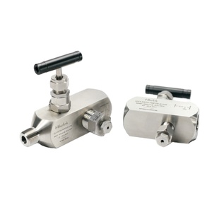 Válvulas Manifold Hikelok de Alta Presión (6000 psi), Acero Inoxidable, Puerto Único/Múltiple, <span class=keywords><strong>1</strong></span>/2'' 3/4'' NPT BSP, Válvula de Manómetro de 2 Vías - Product Image 5